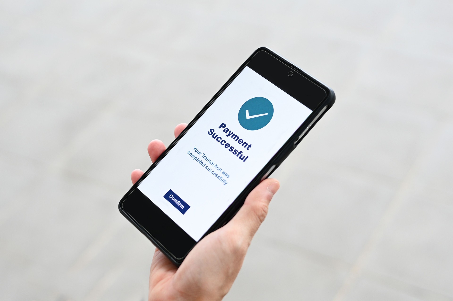 Payment Complete: Fast, Easy, and Secure. Seamless Mobile Payment Success